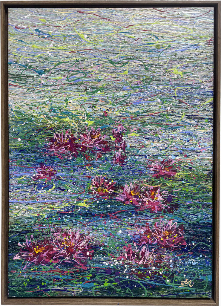 Lilies by Claude Monet, 2024 Nadin Antoniuk
