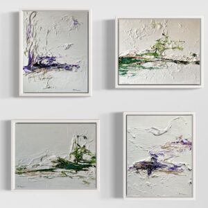 Hidden light - Green and purple, 2023 Daniela Pasqualini