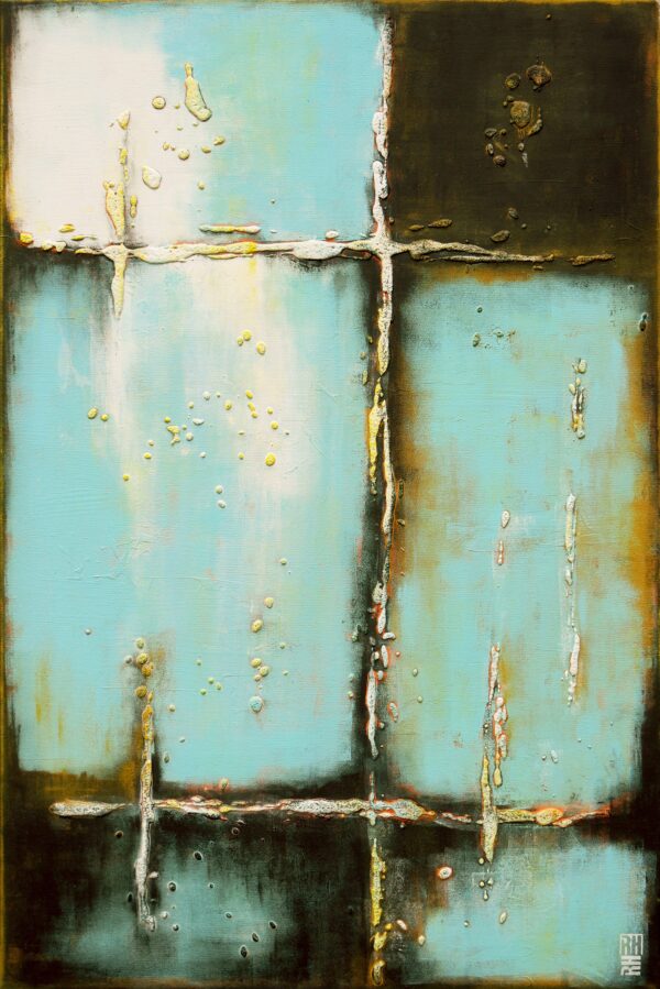 Turquoise Lots by Ronald Hunter