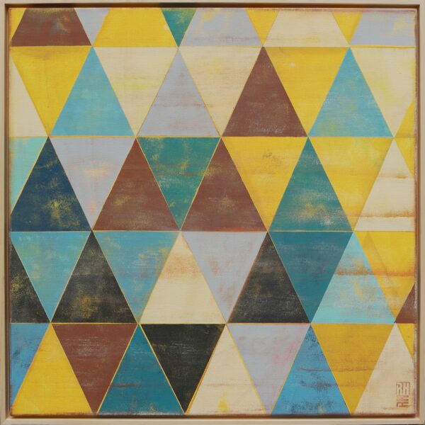 Triangle Traffic Natural - incl Frame by Ronald Hunter