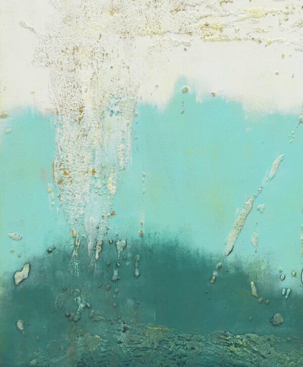 Oceanic blue square by Ronald Hunter