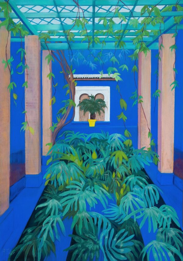 Le patio Majorelle Agnès Tiollier