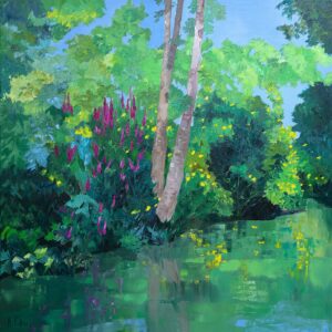 Jardin des songes, reflets d'un silence vert by Agnès Tiollier