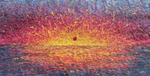 Woven Sunset to Breathe by Nadin Antoniuk
