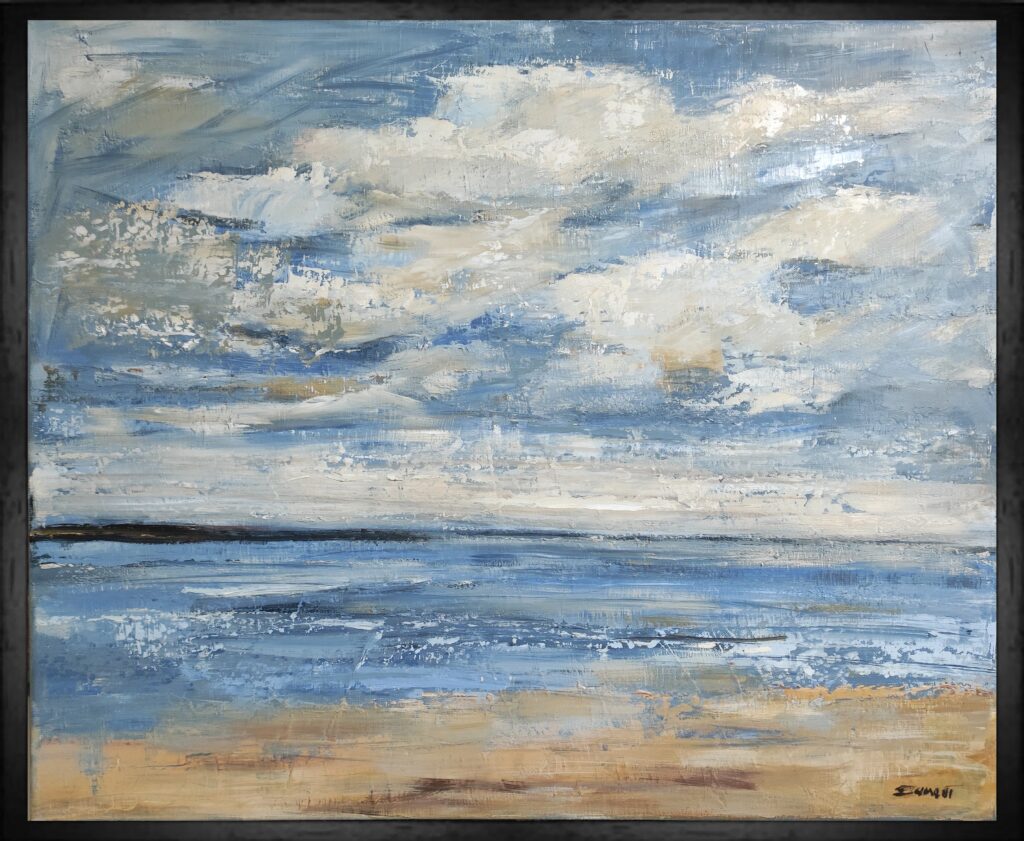 Ciel de traine en Normandie by Sophie Dumont