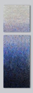 In search of silence- 3 (blue) by Nadin Antoniuk