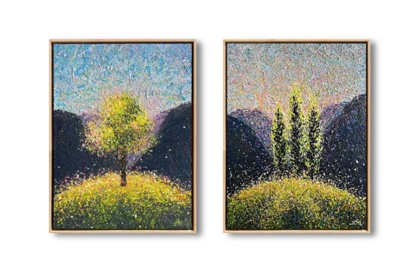 Where Silence Becomes Joy - light frame by Nadin Antoniuk
