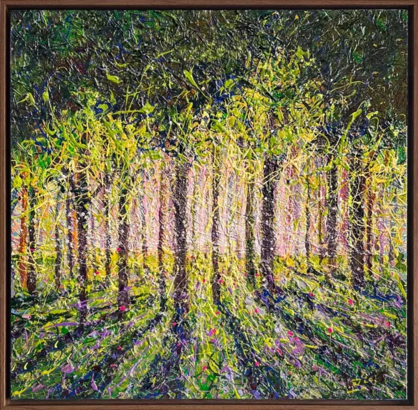 Spring Forest day - framed by Nadin Antoniuk