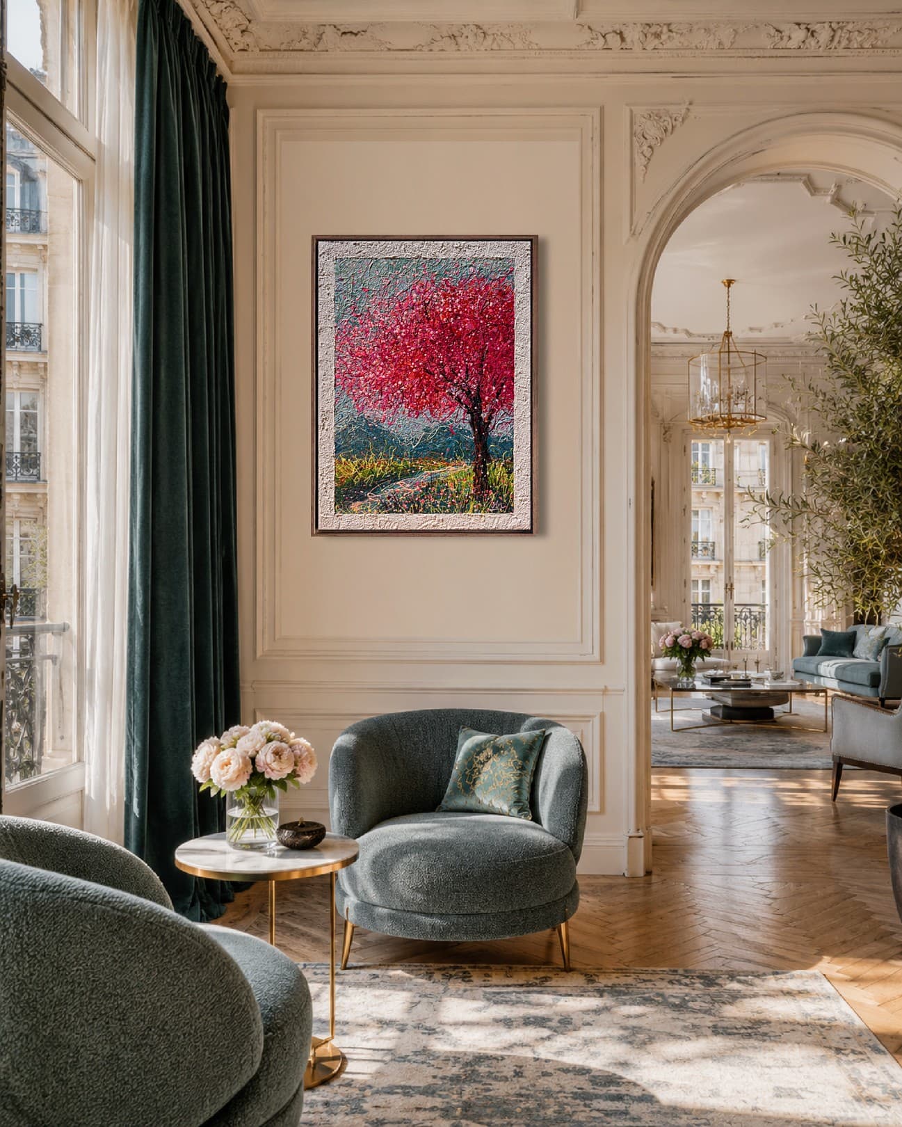 A Hidden Sanctuary - Framed - Nadin Antoniuk