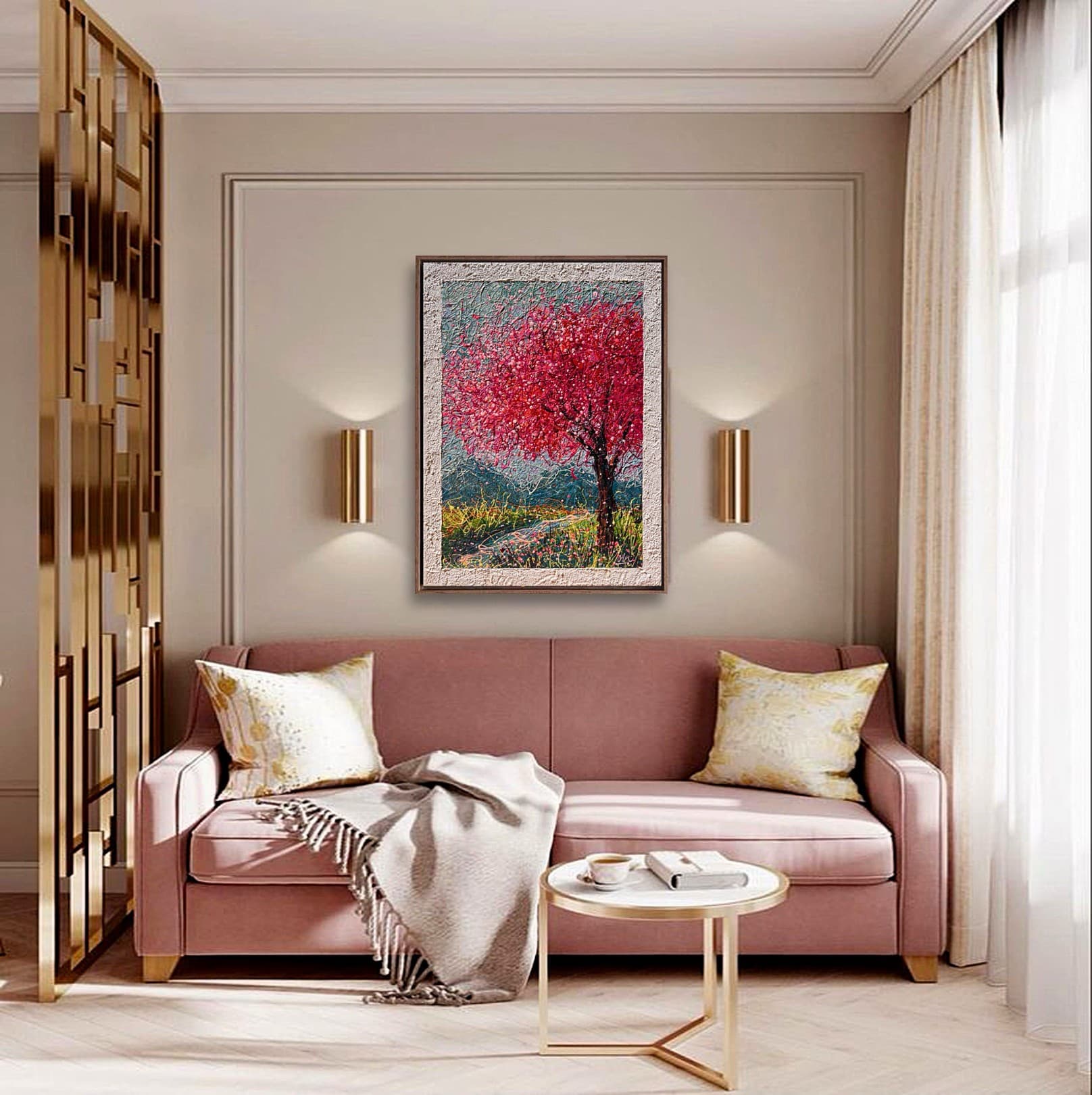 A Hidden Sanctuary - Framed - Nadin Antoniuk