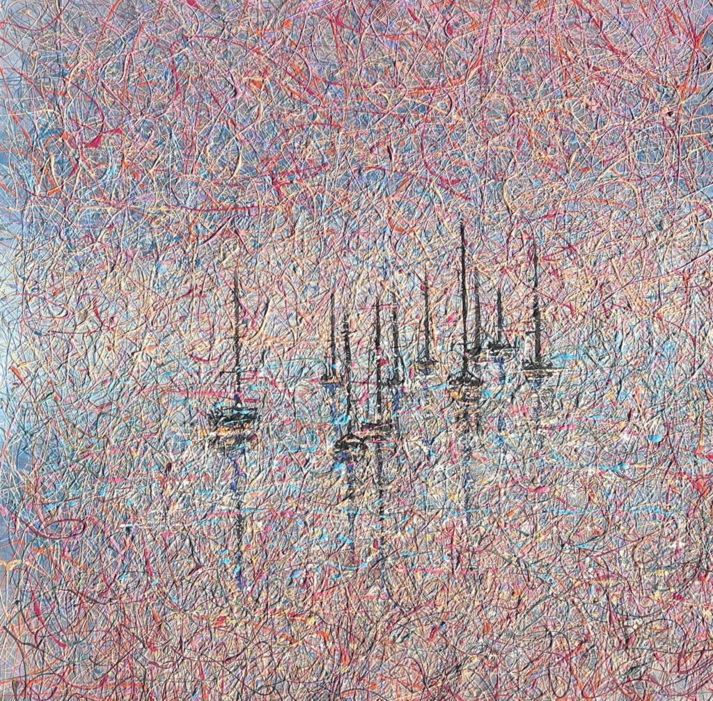 A quiet reminder (ready to hang) - Nadin Antoniuk