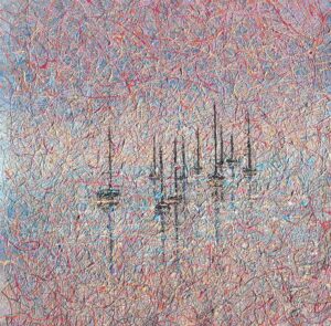 A quiet reminder (ready to hang) - Nadin Antoniuk