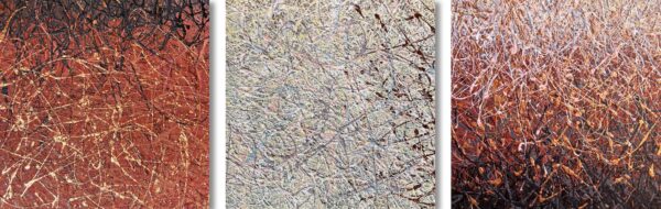 Imagination - triptych (stretched) - Nadin Antoniuk