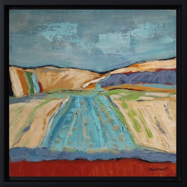 Blue landscape - Sophie Dumont