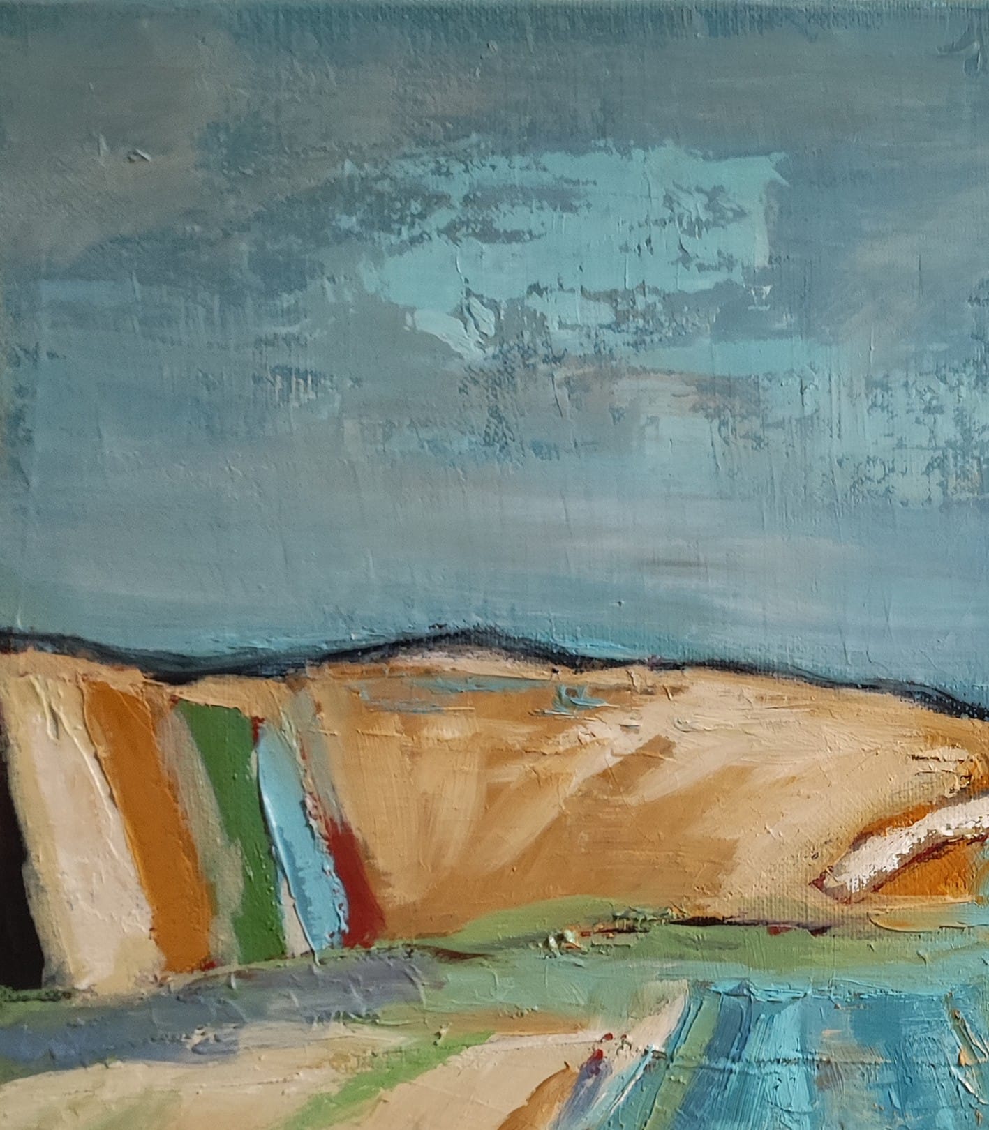 Blue landscape - Sophie Dumont