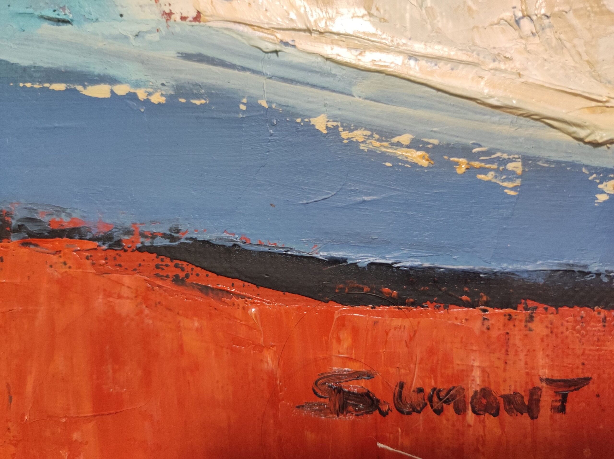 Blue landscape - Sophie Dumont