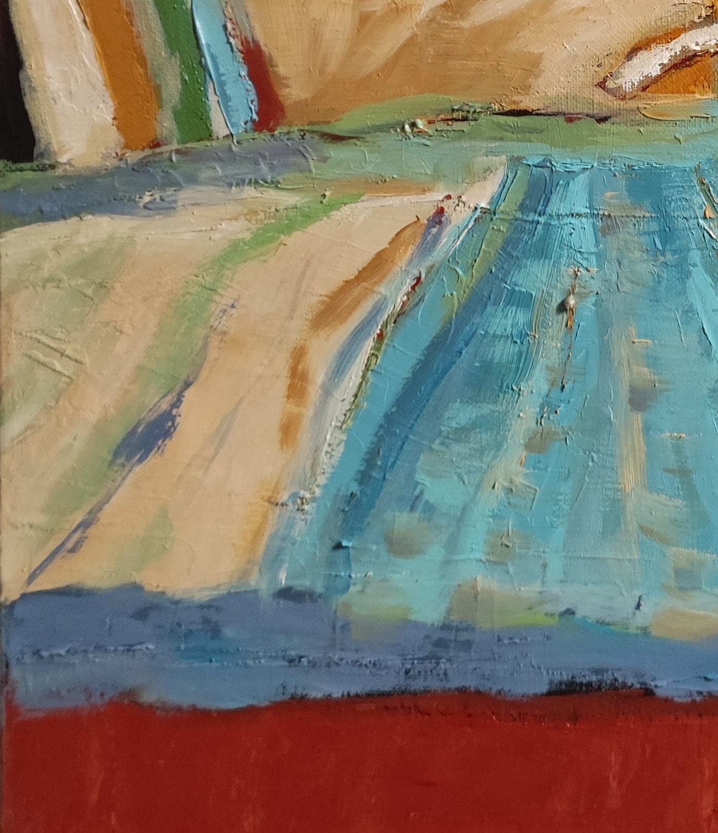 Blue landscape - Sophie Dumont