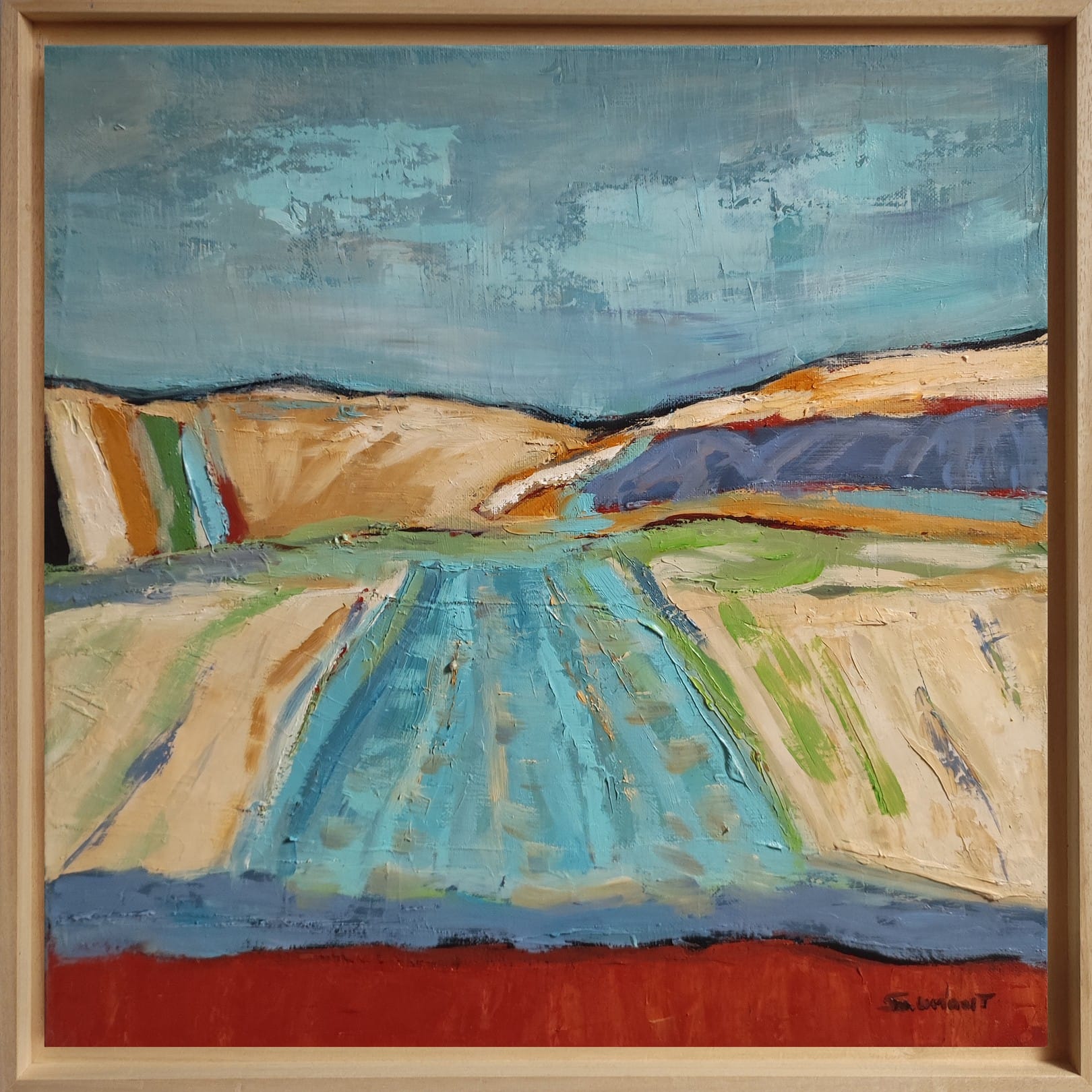 Blue landscape - Sophie Dumont