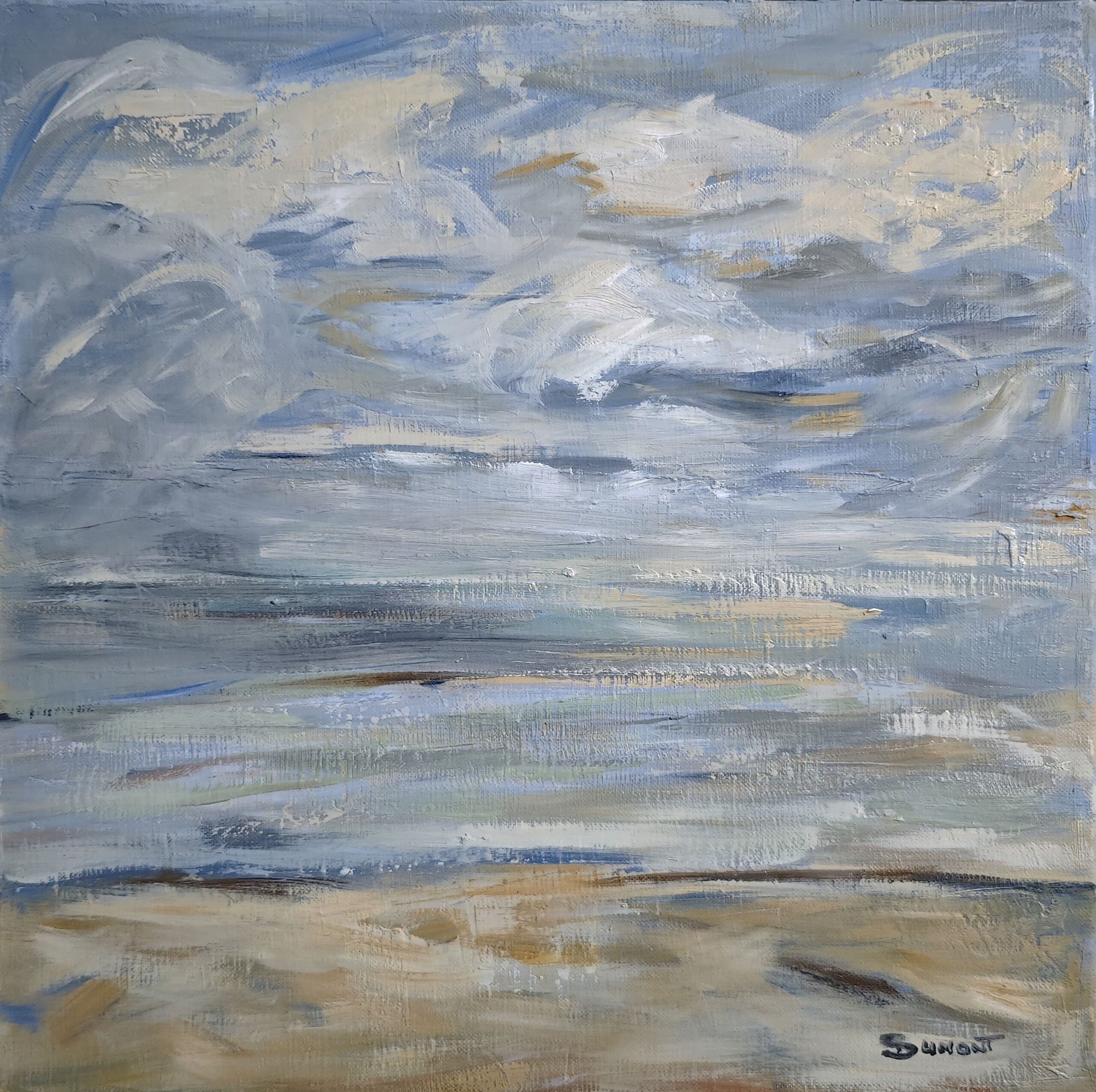 Marée basse à Langrune 2 - Sophie Dumont