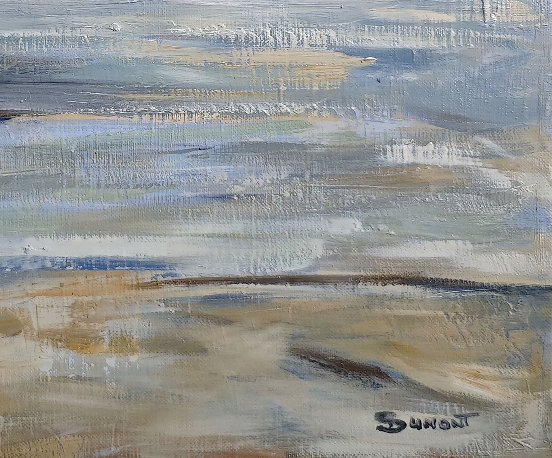 Marée basse à Langrune 2 - Sophie Dumont