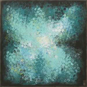 Boiling bubbles blue - Ronald Hunter