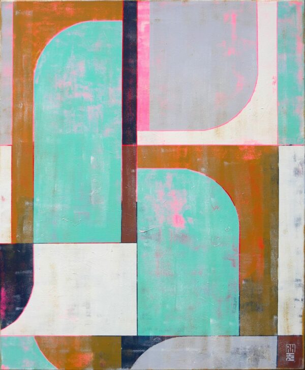 Circle in Cirlce mint - Ronald Hunter