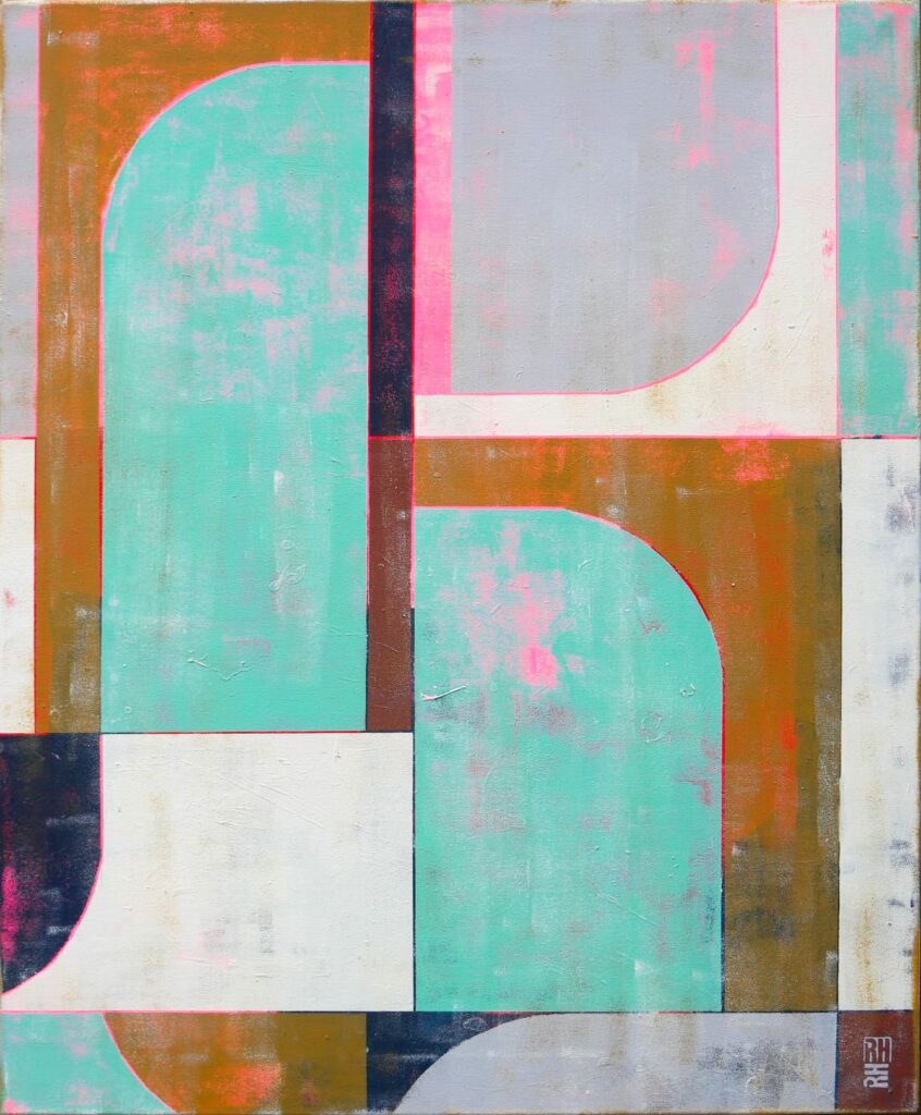 Circle in Cirlce mint - Ronald Hunter