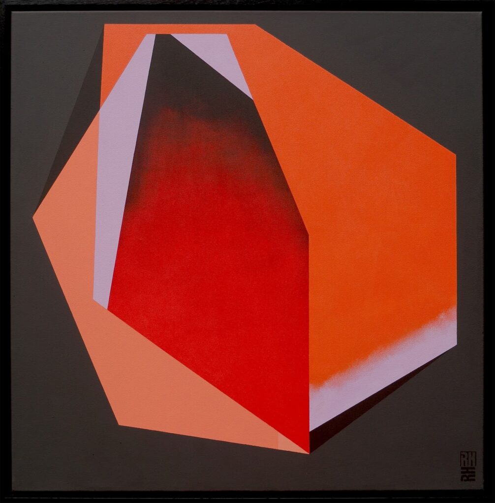 Diamond orange marble - Ronald Hunter