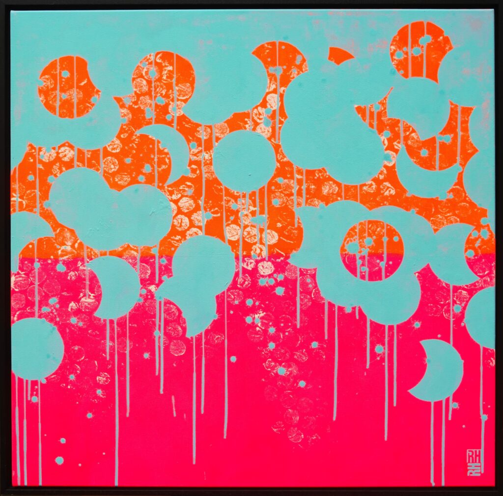 Neon pop colors - Ronald Hunter