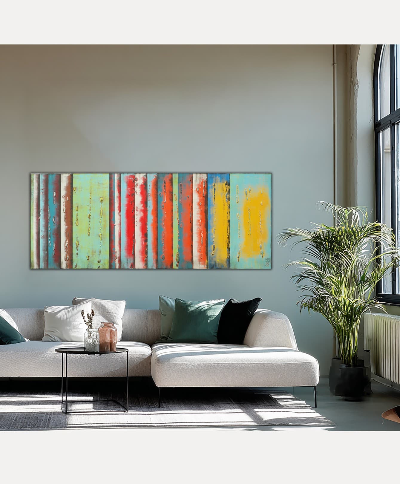 Yellow panels - Ronald Hunter