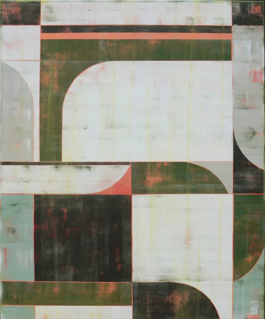 The Maze Green and Black - Ronald Hunter