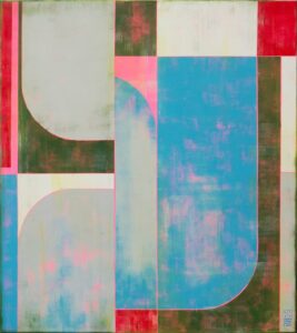The Maze - blue and pink - Ronald Hunter