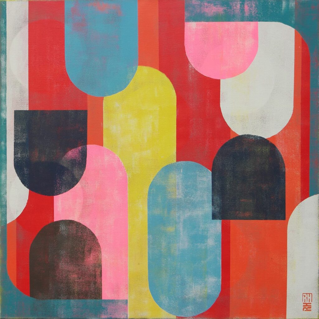 Traffic Full color pink - Ronald Hunter